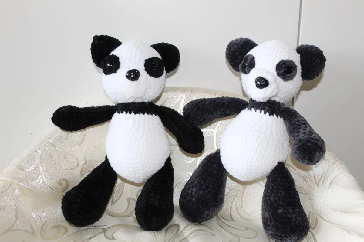 Panda na szydełku - obrazek 14