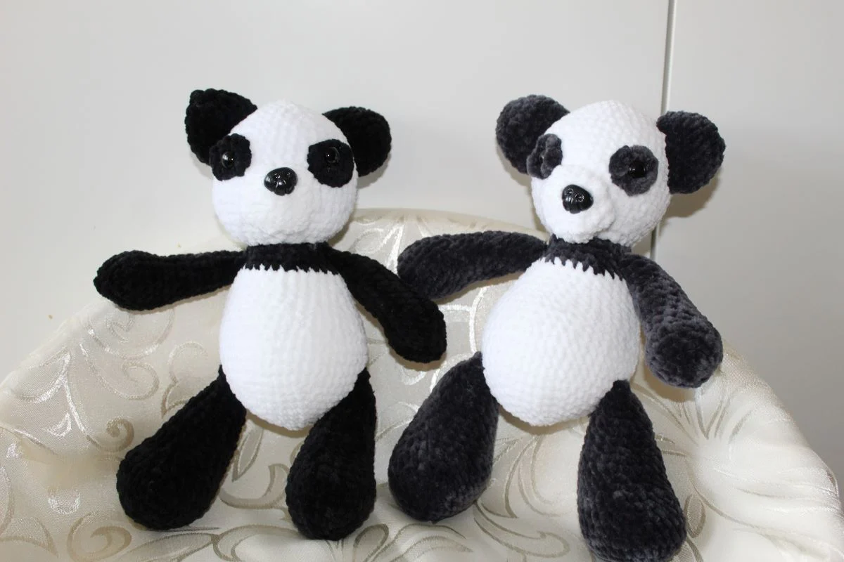 Panda na szydełku - obrazek 13