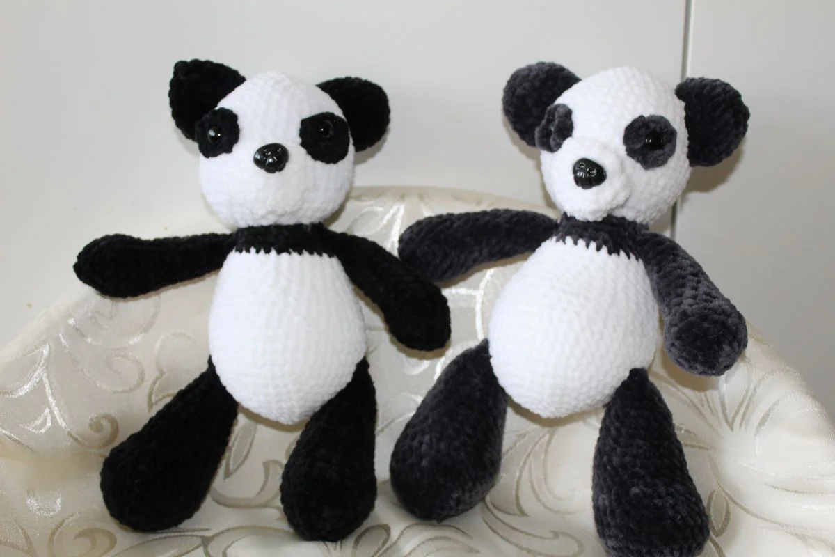 Panda na szydełku - obrazek 12